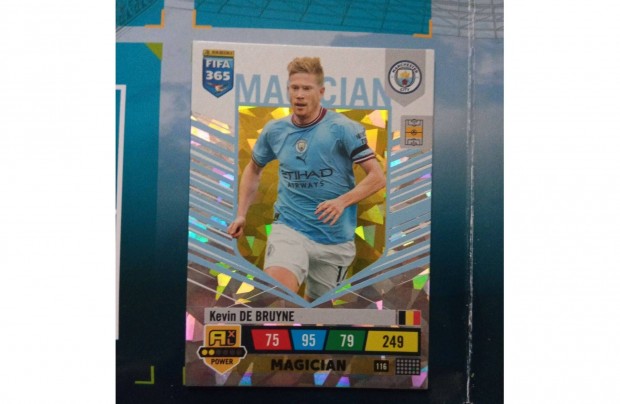 FIFA 365 2023 Adrenalyn Kevin De Bruyne Magician krtya