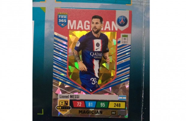 FIFA 365 2023 Adrenalyn Messi Magician krtya