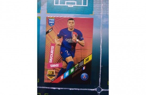 FIFA 365 2024 Adrenalyn Kylian Mbapp fans krtya