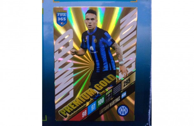 FIFA 365 2024 Lautaro Martnez Prmium Gold Limited foci krtya