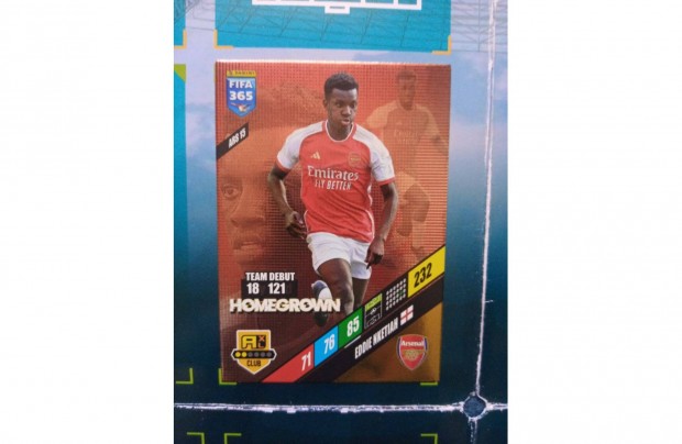 FIFA 365 Adrenalyn 2024 Eddie Nketiah Homegrown krtya