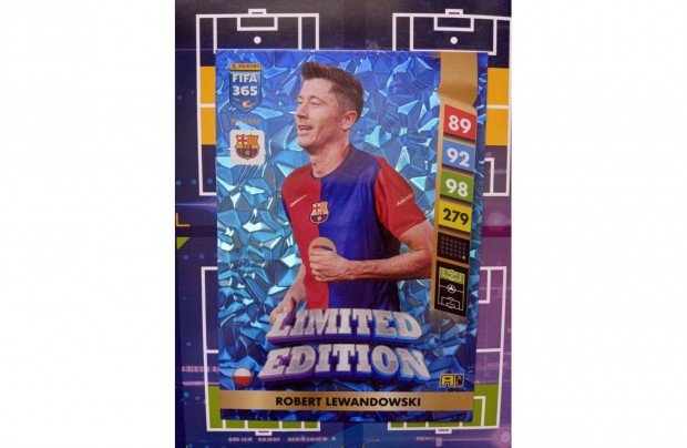 FIFA 365 Adrenalyn 2025 Lewandowski XXL Limited krtya