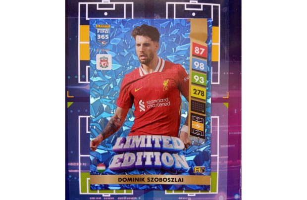 FIFA 365 Adrenalyn 2025 Szoboszlai Dominik XXL Limited krtya