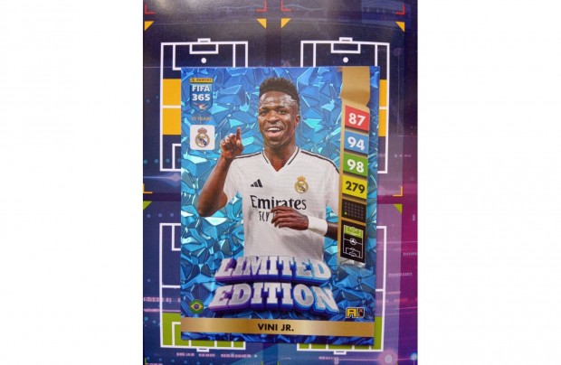 FIFA 365 Adrenalyn 2025 Vini Jr XXL Limited krtya