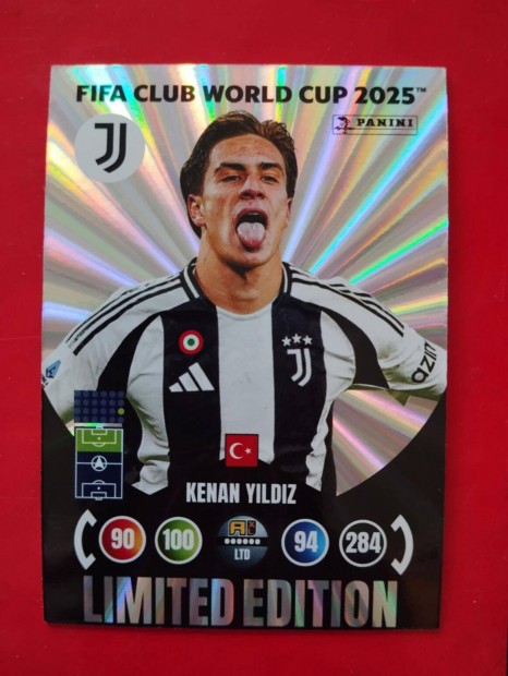 FIFA Club World Cup Kenan Yildiz (Juventus) Limited focis kártya