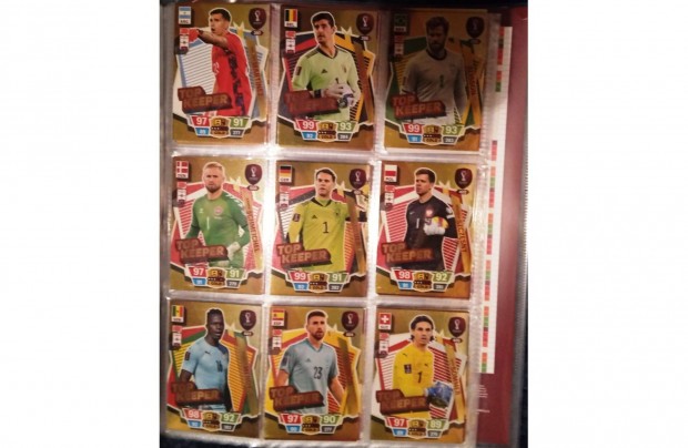 FIFA World Cup Qatar 2022 Adrenalyn Top Keeper focis kártya
