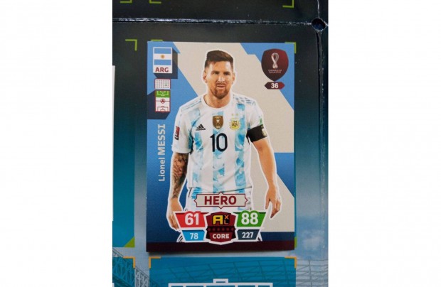 FIFA World Cup Qatar 2022 Hero Messi (Argentna) focis krtya