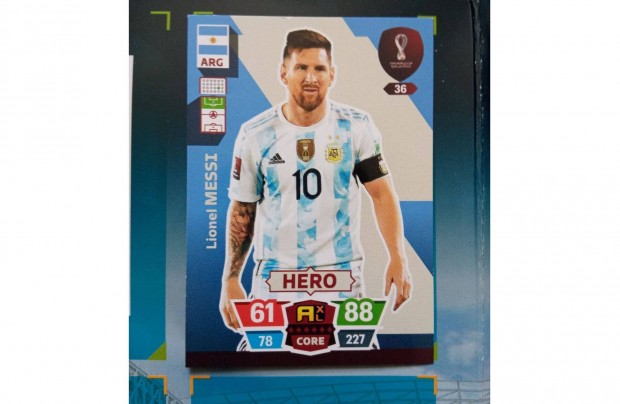 FIFA World Cup Qatar 2022 Hero Messi (Argentna) krtya