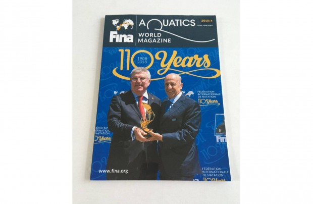 FINA Aquatics, World Magazine 2018/4 angol nyelv jsg, vizes sport