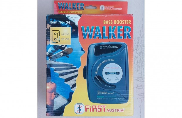 FIRST Austria 34 Sztere Rdi AM/FM Walkman Kazetts MAGN Aiwa Sony