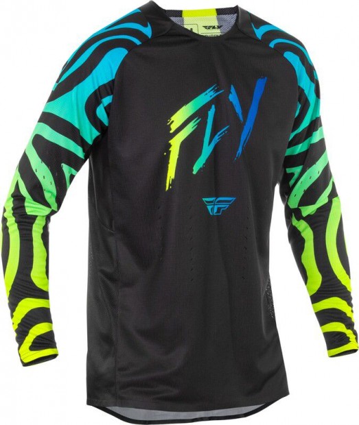 FLY RACING Evolution DST S.E. Zen mez - Fekete/Kék/Magas láthatóságú