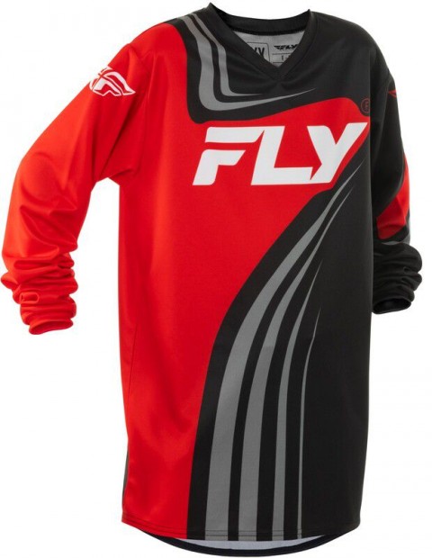 FLY RACING F-16 Ifjúsági Mez - Fekete/Piros/Fehér