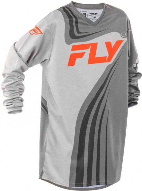 FLY RACING F-16 Ifjúsági Mez - Szürke/Narancs