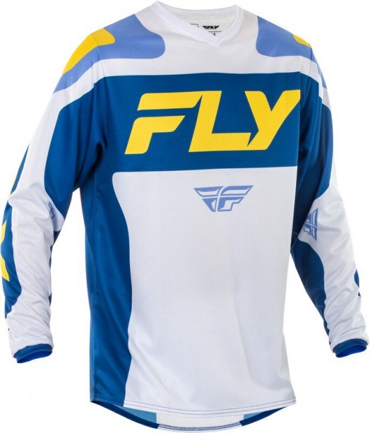 FLY RACING F-16 mez - Fehér/Sötétkék/Sárga