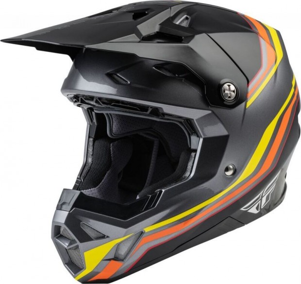 FLY RACING Formula CP S.E. Speeder Sisak Fekete/Sárga/Piros