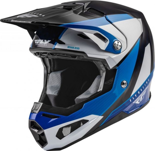 FLY RACING Formula Carbon Prime Sisak Kék/Fehér/Kék Karbon XL