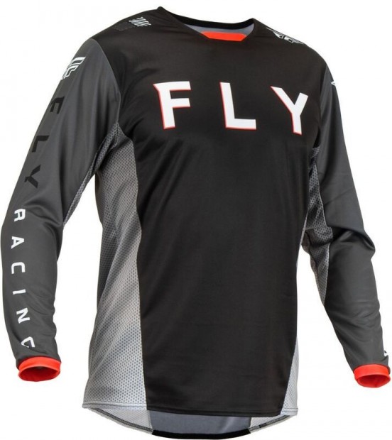 FLY RACING Kinetic Kore mez fekete/szürke közepes méretben
