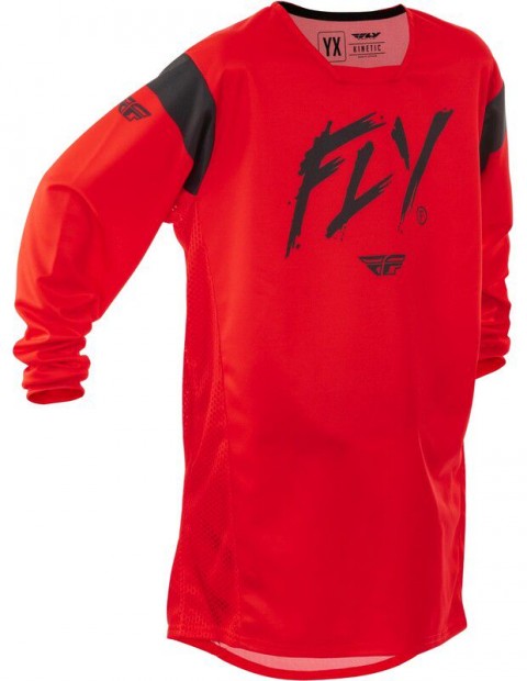 FLY RACING Kinetic Stoke Ifjúsági Mez - Piros/Fekete