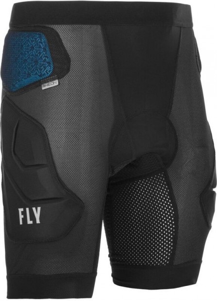 FLY RACING Revel védő rövidnadrág - Fekete