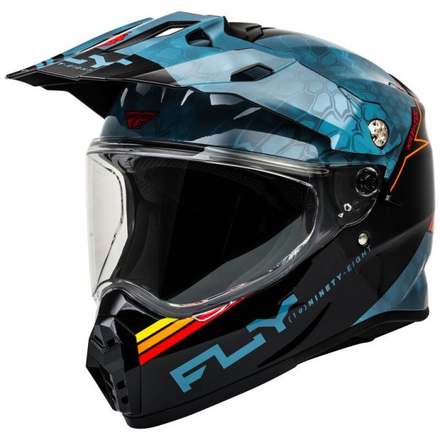 FLY RACING Trekker Kryptek Conceal sisak - Palaszürke/Fekete/Piros