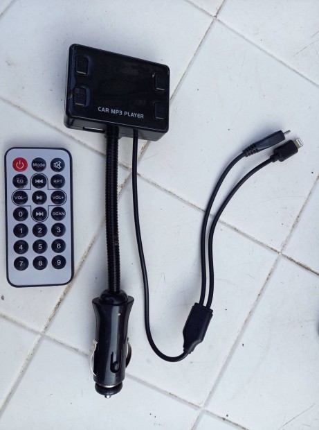 FM transmitter és távirányítója