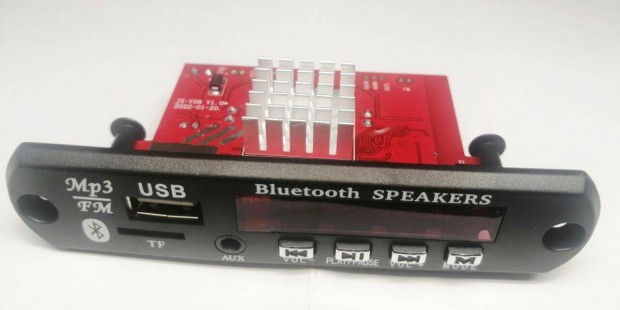 FM transzmitter, 2X60 W-os erst Bluetooth 5.0 multimdia lejtsz