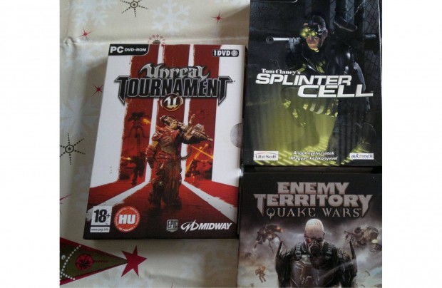 FPS pc játék papír díszdobozos kivitelben 3db-os csomag