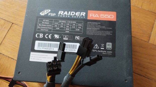 FSP Raider 550W 80+ silver