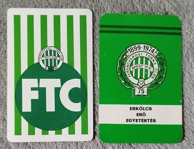 FTC,Fradi . 2 db rgi krtyanaptr. 1973 - 1974