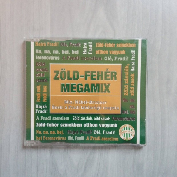 FTC Labdargcsapata - Zld-Fehr Megamix ritkasg cd lemez