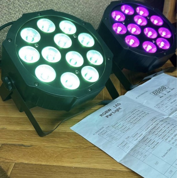 FTS LED 12x12W Rgbw PAR (2 db)