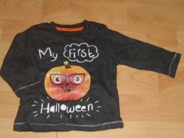 F&F Halloween mints hossz ujj fels 0-3 h (mret 62)