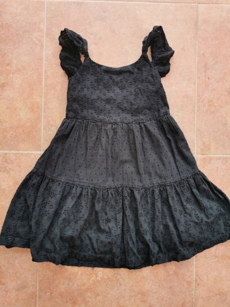 F&F fekete madeirs ruha 