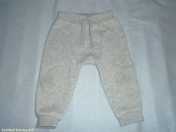 F&F szrke jogger nadrg 9-12 h (mret 80)