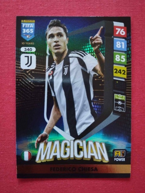 F. Chiesa (Juventus) FIFA 365 2025 Power Magician focis krtya