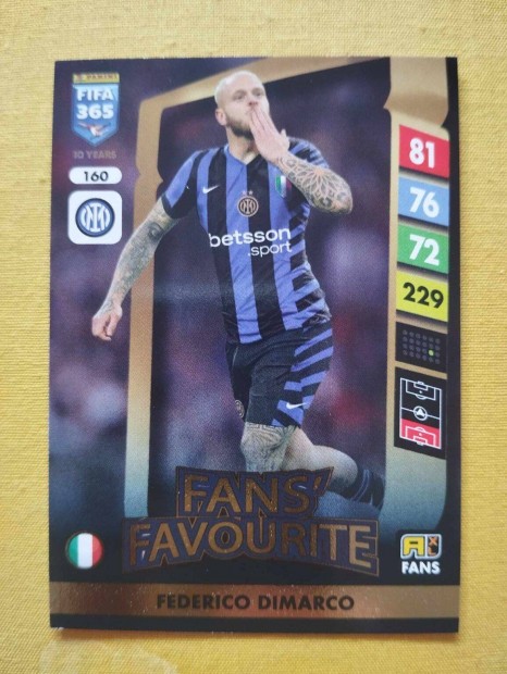 F. Dimarco (Internazionale) FIFA 365 2025 Fans Favourite focis krtya