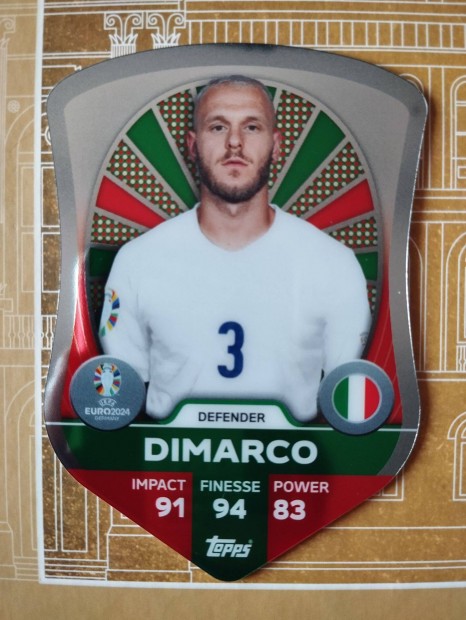 F. Dimarco (Olaszorszg) Chrome Pro Elite Schield Euro 2024 krtya