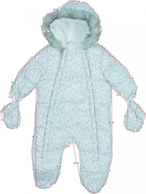 F&amp;F/Fred&amp;Flo Új (címkés) Lány Baby overál (Méret: 68)
