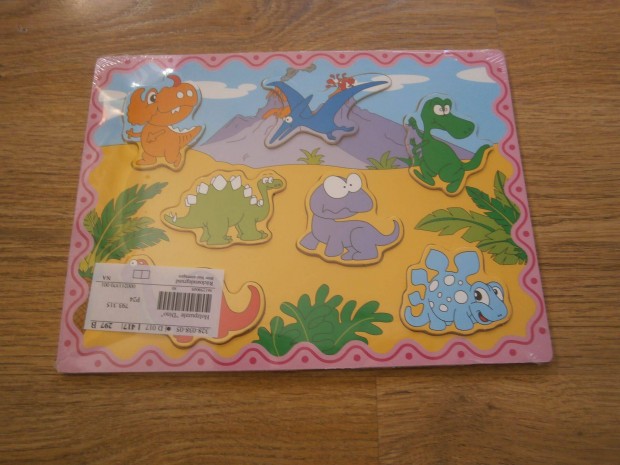 Fa Dínós puzzle, kirakó.Új