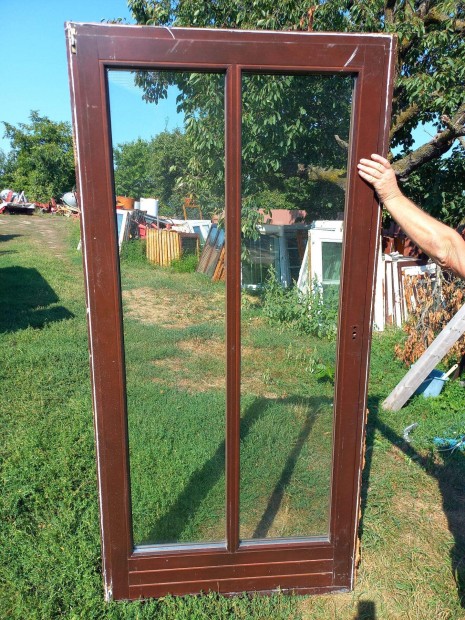 Fa Erkély / Terasz Ajtó 108 cm x 223 cm