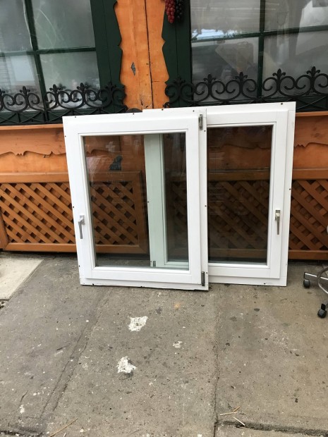 Fa ablak 2db 88x112 thermo üveg