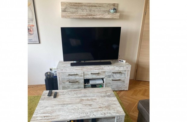 Fa antikolt tv szekrny / nappali szekrnysor