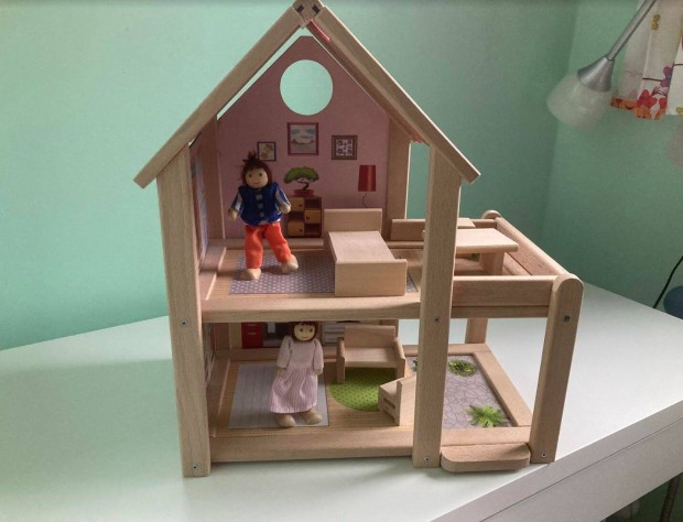 Fa babahz Doll's House Eichhorn komplett btorokkal s 2 figurval
