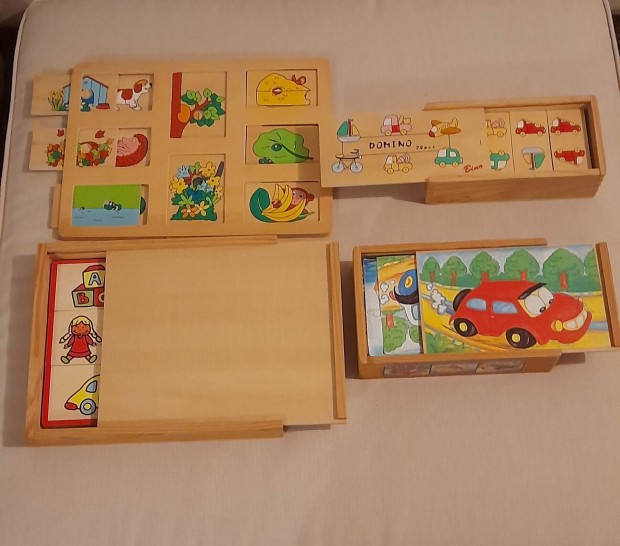 Fa puzzle kirak fejleszt
