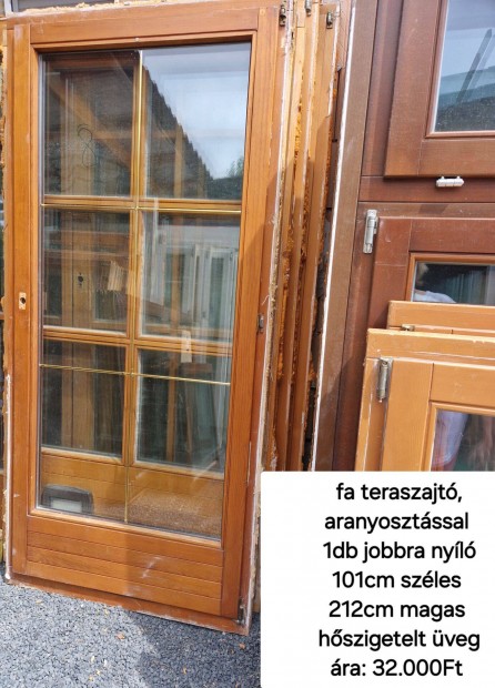 Fa teraszajt 101*212