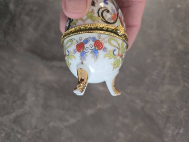 Faberge tojás porcelán másolat8