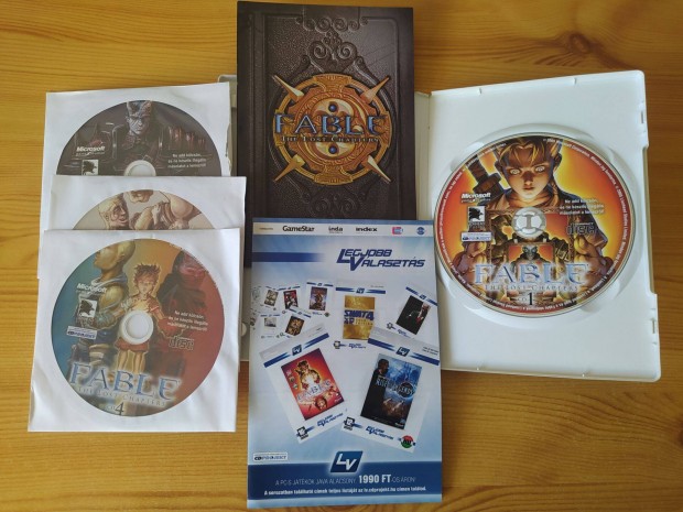 Fable: The Lost Chapters PC jtk, videojtk (4 lemezes)