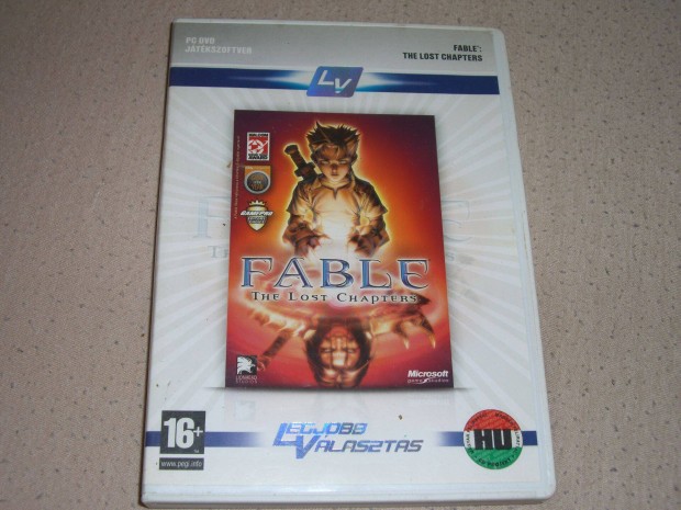 Fable - The Lost Chapters - PC 4 lemezes magyar