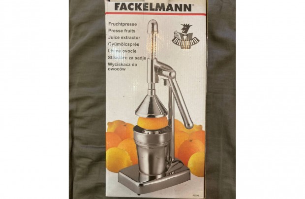 Fackelmann gyümölcsprés hiánytalán áll. dobozában eladó