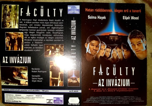 Faculty -Az invzium - horror vhs - nagytok